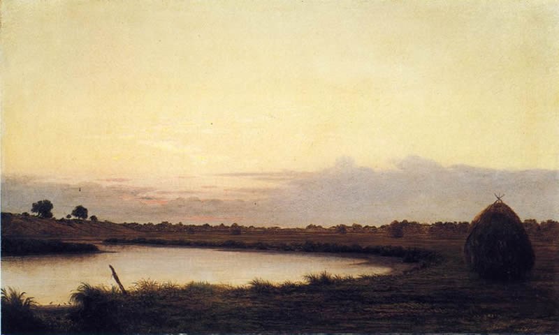Martin Johnson Heade Quiet River at Dusk